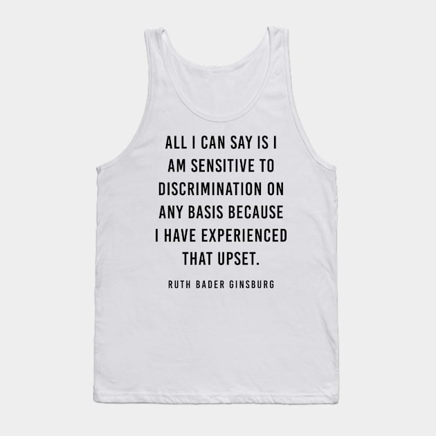 All I can say is I am sensitive Tank Top by cbpublic